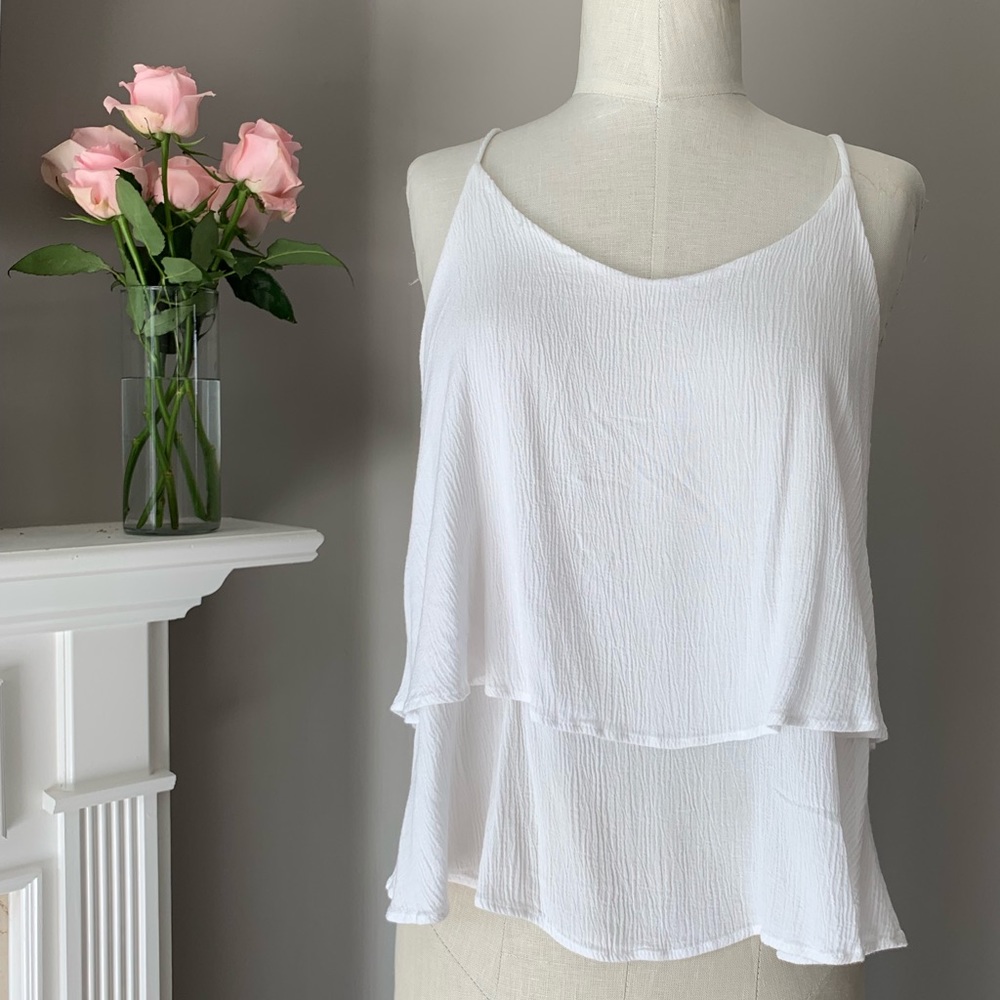 White strap top Emmelee Brand